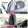 Automotive Interior Triangle Pillar Trim Set ABS A-Pillar Windshield Trim Molding For Select Model Front Window