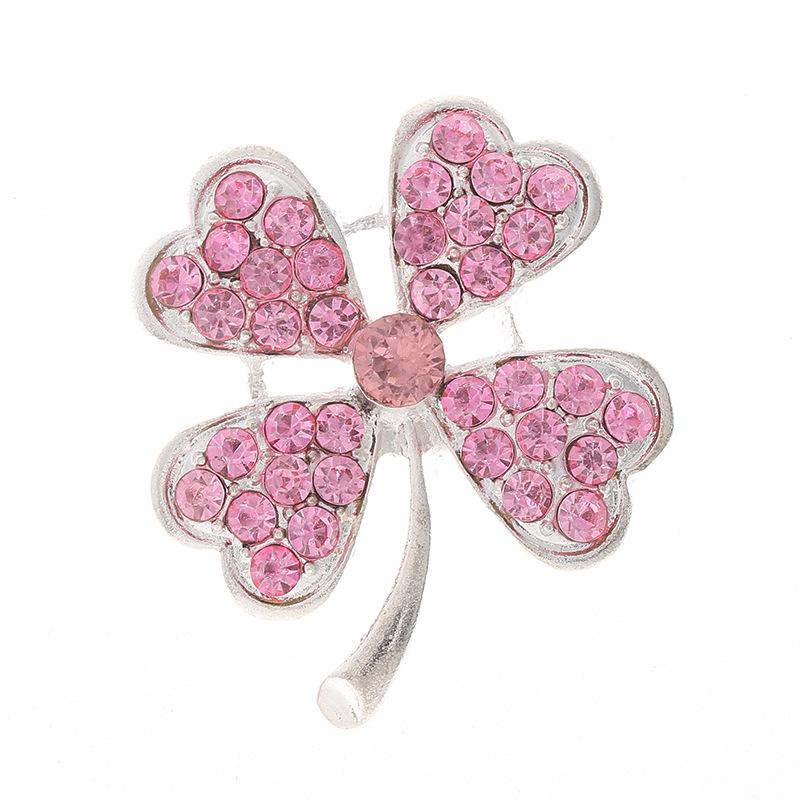 Colorful Four-Leaf Clover & Flower Rhinestone DIY Phone Case Jewelry Accessories.