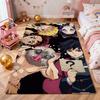 Demon Slayer Character Collection Indoor Rug Thick Nonslip Carpet For Study Reading Area Home Decor Halloween Gift