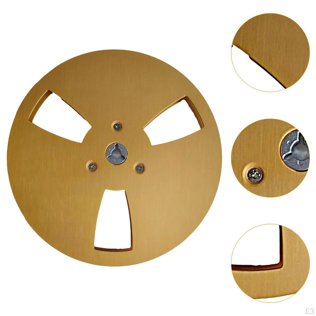 1/4 7 Inch Empty Reel Aluminum Accessories Lightweight Opening Machine Part Sturdy Open Sound
