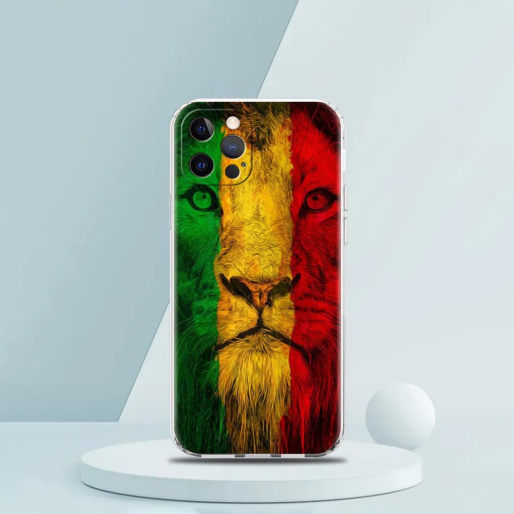 Ethiopia Flag Phone Case For iPhone 15 14 13 12 Mini 11 Pro Max XS X XR 7 8 Plus Clear Shockproof Silicone TPU Cover