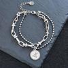 Fashionable Retro Bear Diamond Bracelet - Women's Unique High-End Charm