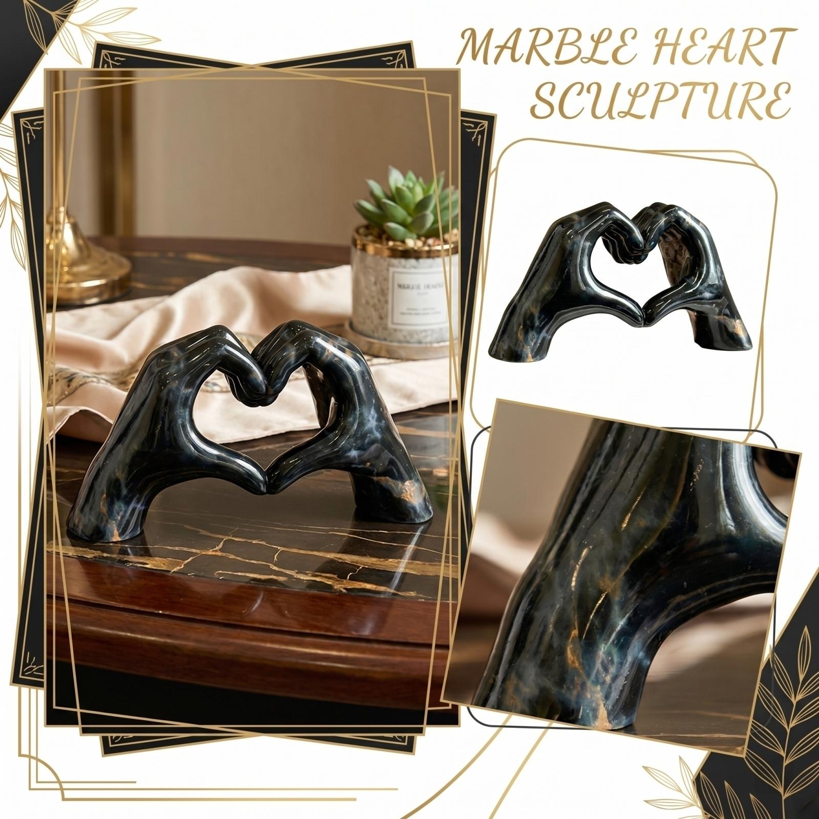 

Creative Desktop Decorative Sculpture Modern Abstract Hand Gesture Art Ornament for Home Office Tabletop Decoration Unique Design One Size чёрный