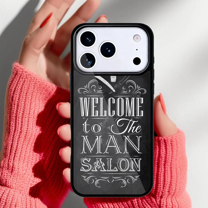 barber Hair shop Phone Case for iPhone 17 16 15 14 13 Pro Max Back Cover for 12 11 Pro Coque