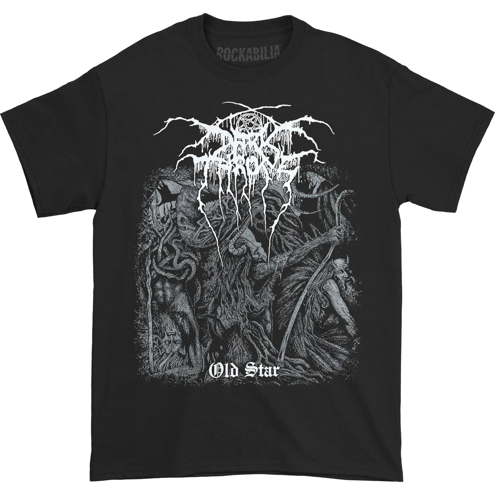Men s DarkThrone Old Star T-shirt Medium Black M
