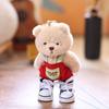 Doll Pendant Bear Doll Hanging Decoration Keychain Bag Charm Soft Plush Toy Schoolbag Suitcase Doll Ornament