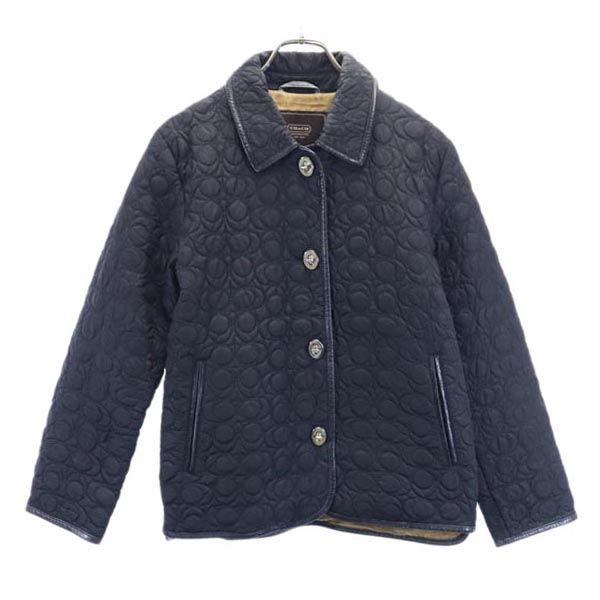 Coach Quilted Jacket XS Black Women Used