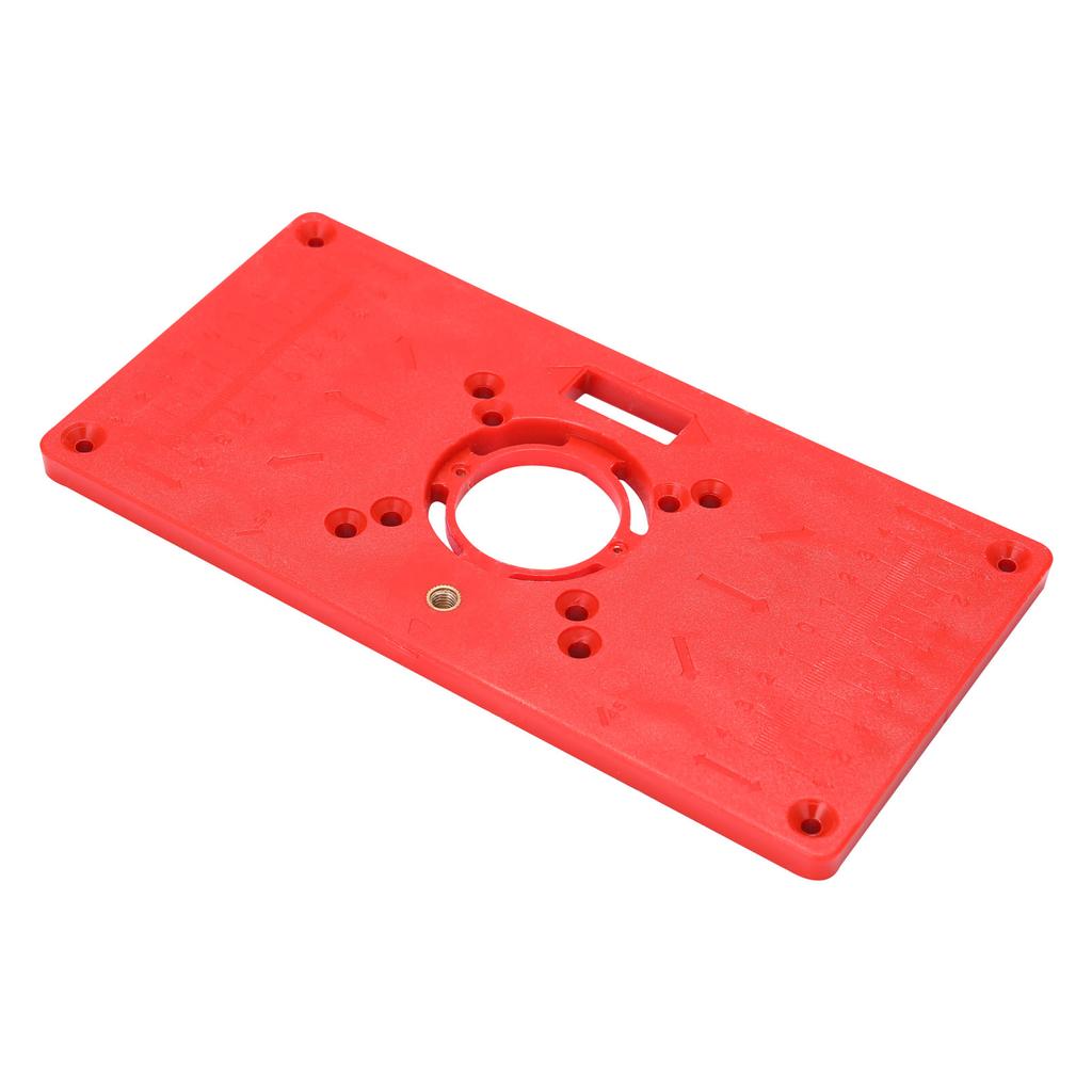 Router Table Insert Plate Woodworking Engraving Machine Flip Board Milling And Slotting Tool Woodworking Tool 232*119*10mm