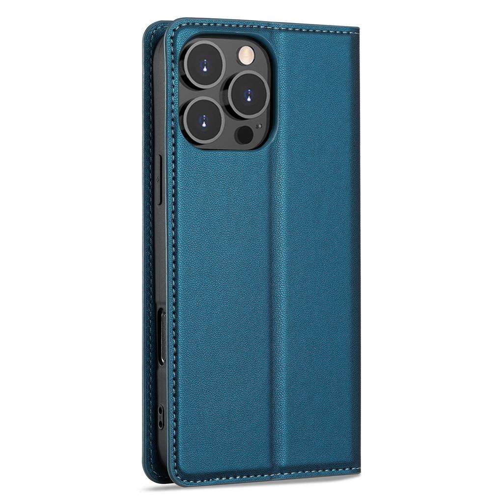 LC.IMEEKE L1 Series for iPhone 16 Pro Max Case PU Leather Wallet Stand Protective Phone Cover