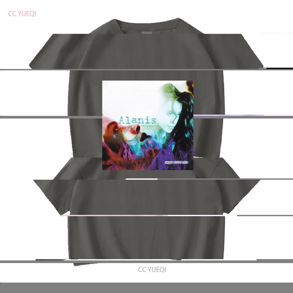 Alanis Morissette Jagged Little Pill Official T Shirt Unisexs Long Or Short Sleeves Vintage Washed Casual Homme