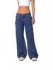 Russian Fashion: Women's High Waist Extra Long Wide Leg Jeans 2025