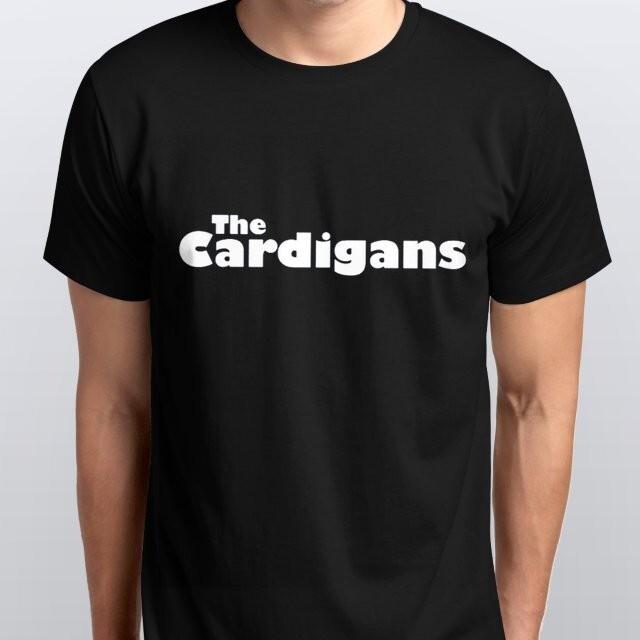 THE CARDIGANS T-SHIRT All sizes colours Black, White XL