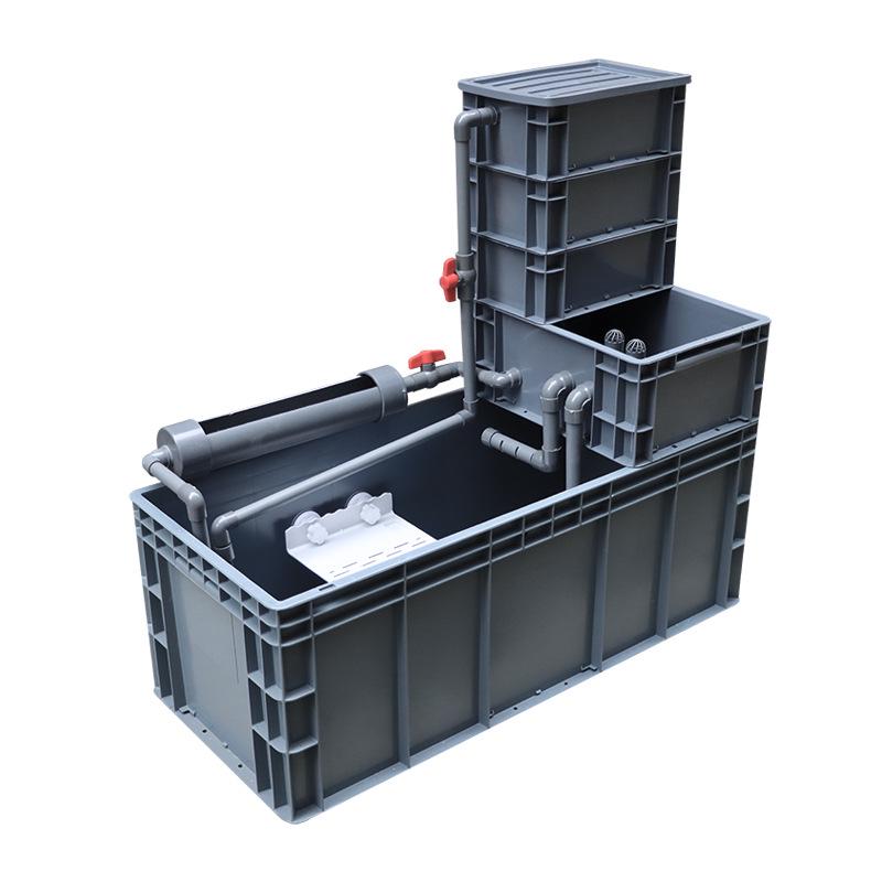 Enhanced Turtle Tank with Filter and Water Change System