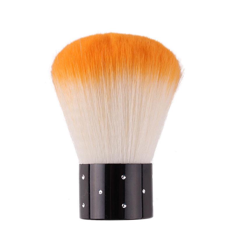 Rhinestone Nail Dust Brush with Soft Bristles - Multi-Color Options, Lightweight Beauty Tool