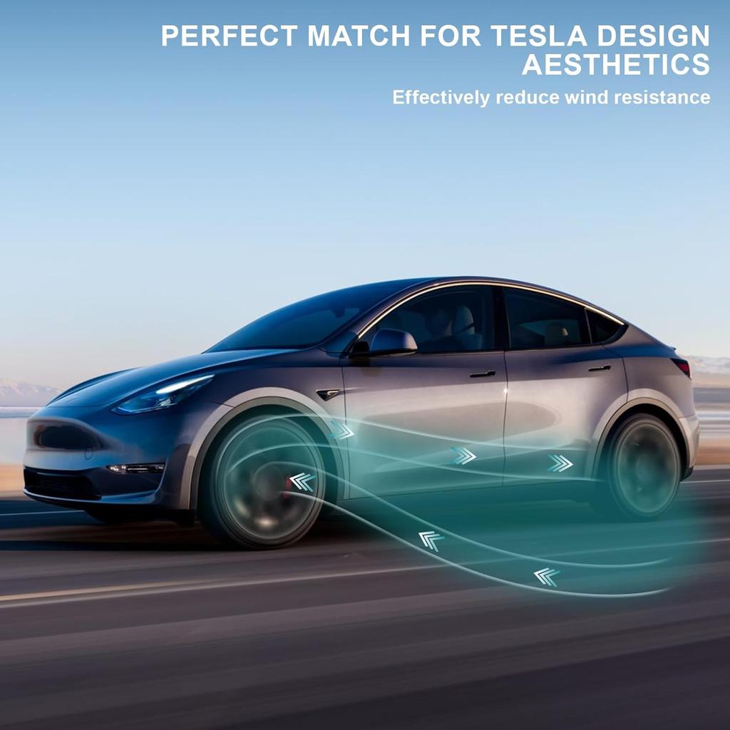 For Tesla Model 3 18 Inch 2018-2025 4PCS Car HubCap Replacement Performance Wheel Cover Cap Automobile Full Rim Cover Kits Part