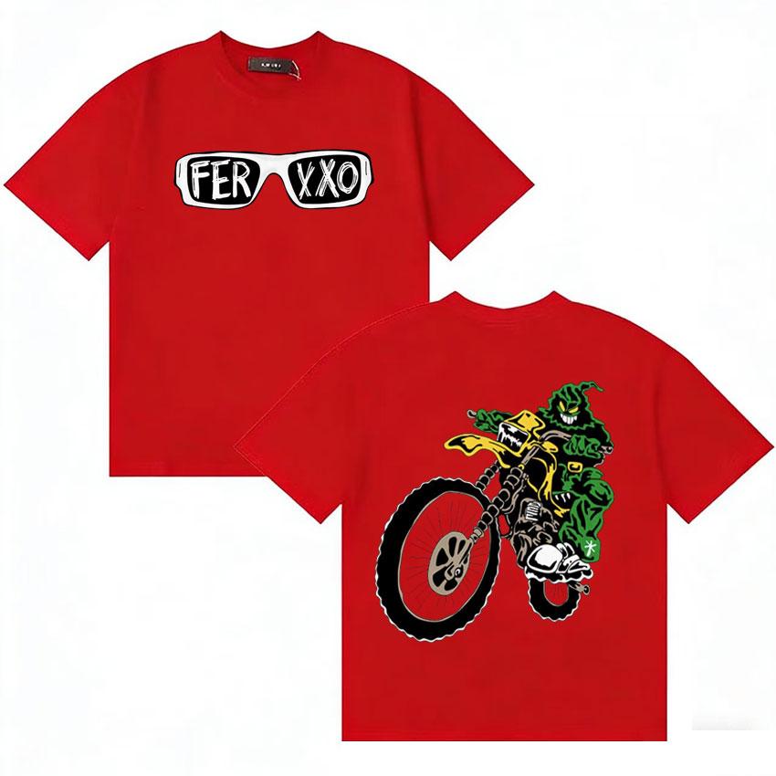 

Ferxxo Album Graphic Merch T Shirt Unisexs Fashion TShirts Aesthetic Hip Hop Oversized Cotton High Street Comfort Tee Shirt Unisex S