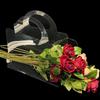3 Pieces Waterproof Flower Bouquet Bag Transparent PET Flower Packing Bag  Wedding Celebration