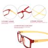 Turezing Rectangular Reading Glasses For Women Soft Temples Hanging Neck Design Comfortable Hd Clear Lens Prescription Eyewear