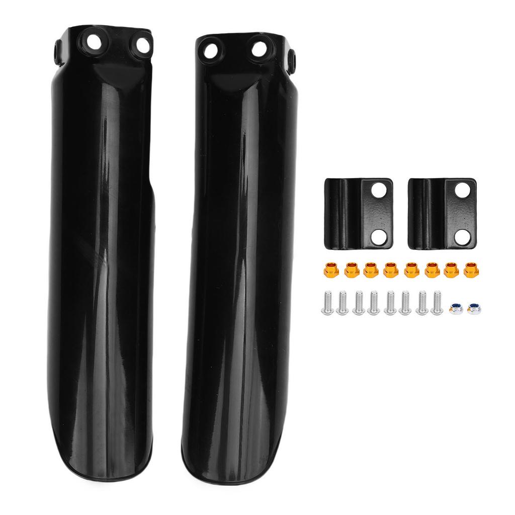 Front Fork Guard Black Motorcycle Fork Guard Shock Absorber Protector Replacement for CR125 CR250 CR500 CRF250R CRF250X