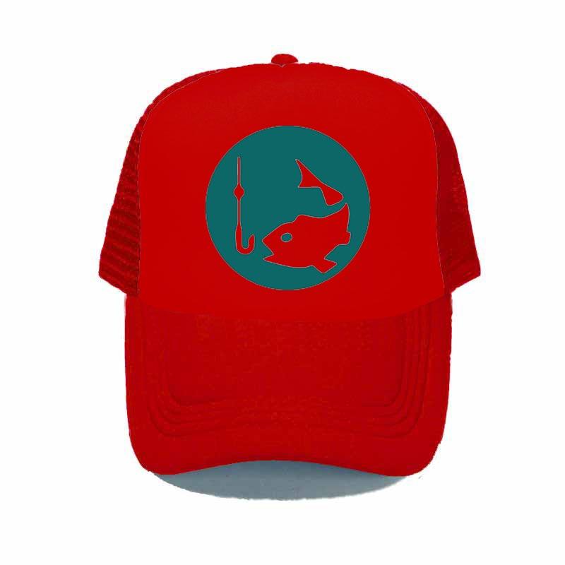 Animal Fish Farm Snapback Trucker Hat Cap Jalan Kuari Fisherman Bone Dad Hats Original Mike Trout Fish Mesh Hunting Hat YY339