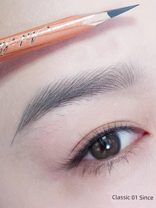 Aituxiu Makeup Artist Dedicated Eyebrow Pencil Sweatproof and Waterproof Long Lasting Fadeless Hard Core Wild Line Eyebrows Distinct Look