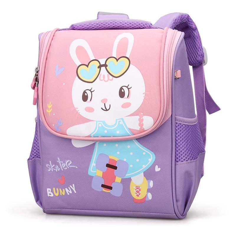 Süßer Cartoon-Canvas-Rucksack für Schüler mit wasserabweisenden und lastreduzierenden Eigenschaften