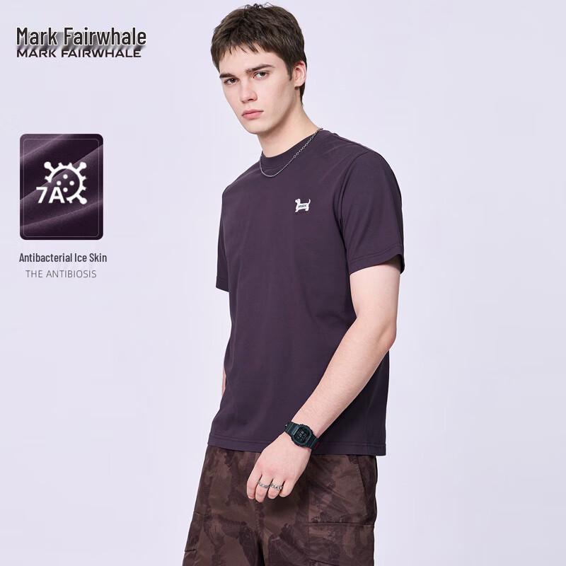 Mark Fairwhale Men s Embroidered Pure Cotton T-Shirt 170/M