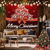Merry Xmas New Year Background Cloth Hanging Cloth Bedroom Bedside Decorative Wall Cloth Rental Dormitory Tapestry