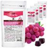 UHA Mikakuto Gummy-Supplement Eisen Traubengeschmack 5er-Set (1 60 Tabletten 30 Tage Vorrat Beutel) Limitierte Auflage, beschränkte Auflage (Eisen Kollagen Snack Nährstoffreich Diejenigen