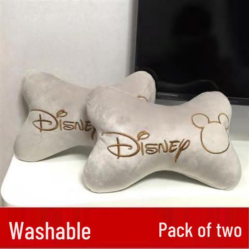 Car Neck and Lumbar Support Pillow Set – Cute Cartoon Design