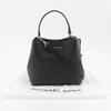 Michael Kors Bucket Crossbody Handbag 35S4G3FM5T1 black PVC Women Used