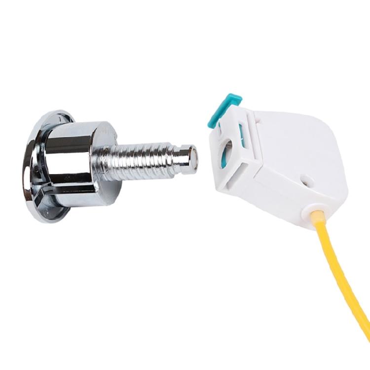 Universeller Spülkasten mit Doppelspülung, Knopf, runde Form, Druckknopfspülung