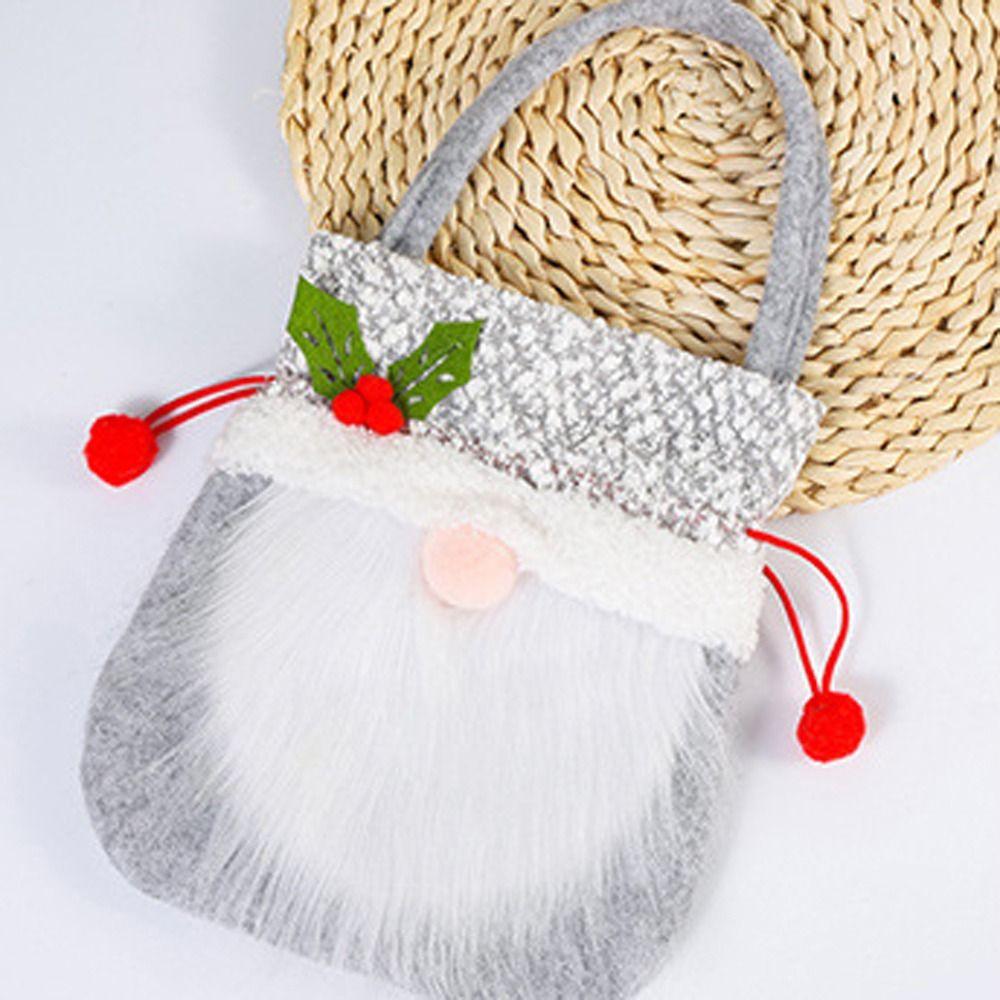Decorations Large Capacity Christmas Tree Ornaments Storage Bags Kids Candy Bags Christmas Handbags