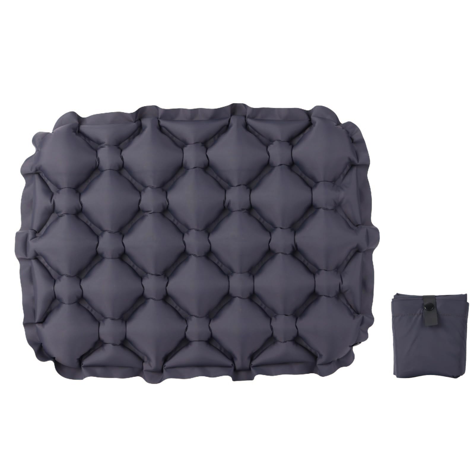 

JEELAD Folding Seat Air Cushion Air Cushion 5cm Thick 1 Person Folding Cushion Water Repellent Lightweight 3D Body Pressure Distribution Load Capacity