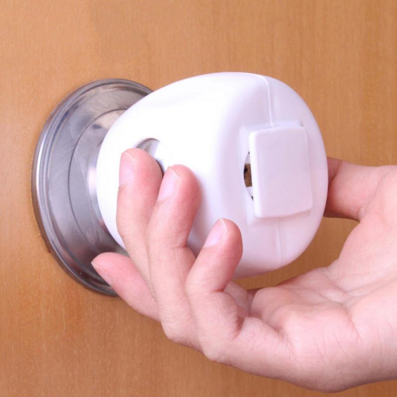 Childproof Door Knob Cover Childproof Safety Door Knob Protector 4X Stylish Doorknob Covers Kids Door Knob Protector For