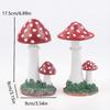 Artificial Simulation Mushroom Ornament Fairy Garden Moss Landscape Decoration For Home Courtyard Lawn Decor Accessories