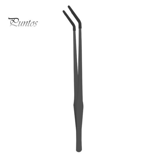 

Щипцы для кормления рептилий из нержавеющей стали с резиновым наконечником, прямые/изогнутые длинные пинцеты для аквариума, террариума, террариума для бородатых агам M