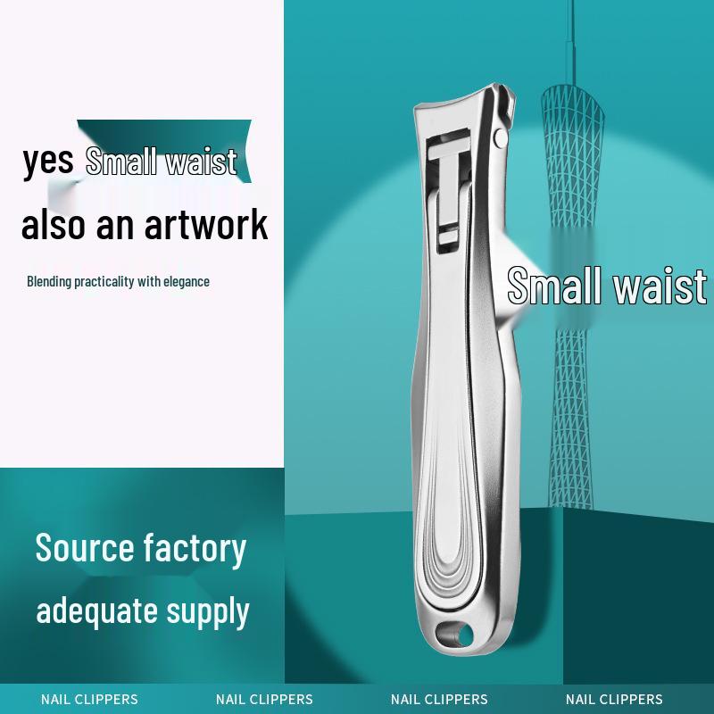 

Compact Portable Wide-Opening Stainless Steel Nail Clipper