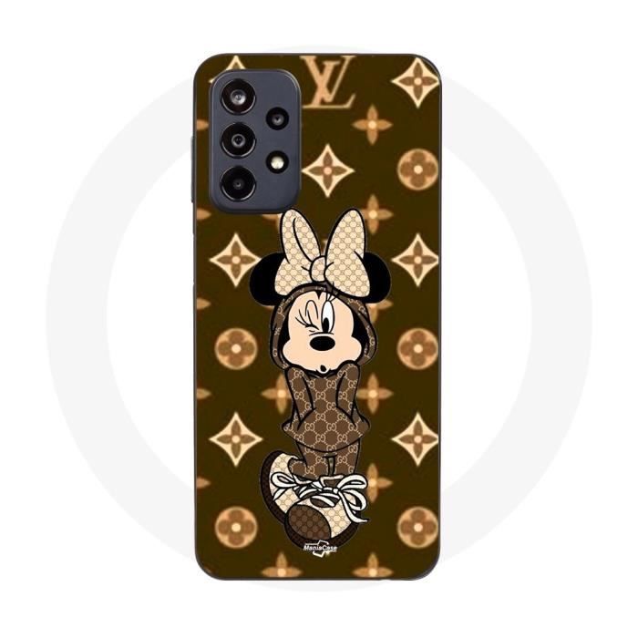 Coque - Maniacase - Samsung Galaxy A32 5G - Minnie Disney - Souple - Silicone Noir