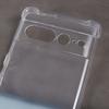 For Google Pixel 7 Pro 5G TPU Case Clear Phone Cover with Reinforced Four Corner