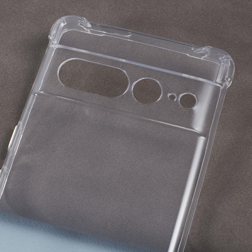 For Google Pixel 7 Pro 5G TPU Case Clear Phone Cover with Reinforced Four Corner