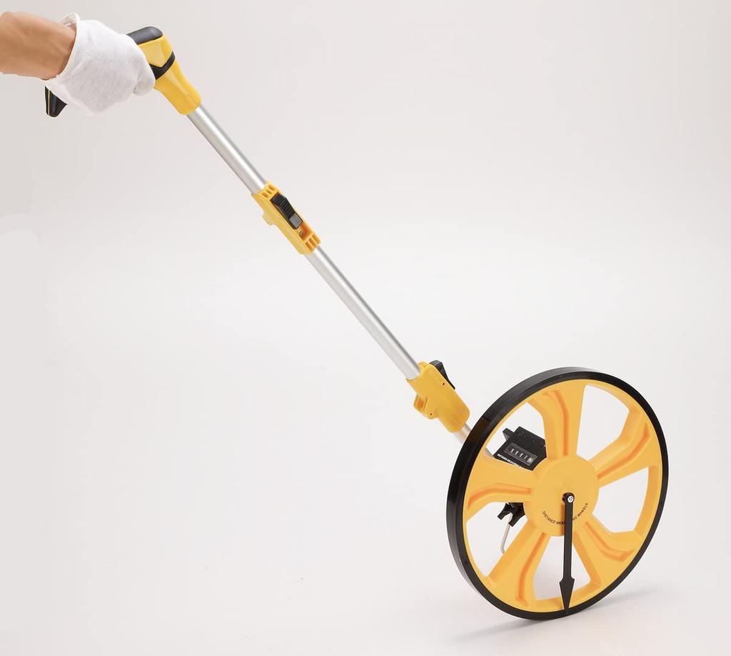 Walking Road Distance Measuring Road Wheel Measure Measure, Wheel, Foldable, Measure, Yellow, Device, Counter,