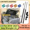 Hood Bonnet Struts For Jeep Wrangler JL 2018      2024 2025 Modify Lift Support Damper Shocks Rod Cylinders