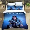 Michael Jackson Bedding Set,Michael Jackson Duvet Cover 3D Print Quilt Cover Pillowcase king Queen Size Boys Adult Birthday Gift