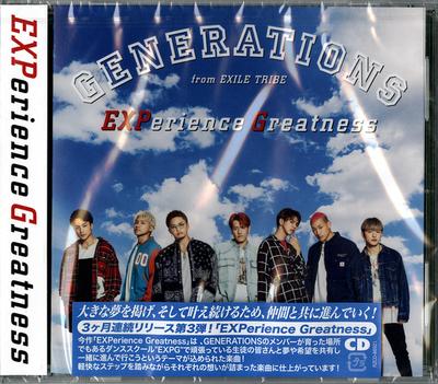 CD GENERATIONS FROM EXILE TRIBE - EXPerience Greatness (CD)  RZCD86921 Rhythm Zone 2019 Japan Obi Japanischer Pop/Rock Gebraucht