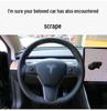 YZ Tesla Model Y/3 Steering Wheel Button Sticker Protective Film - Interior Accessories