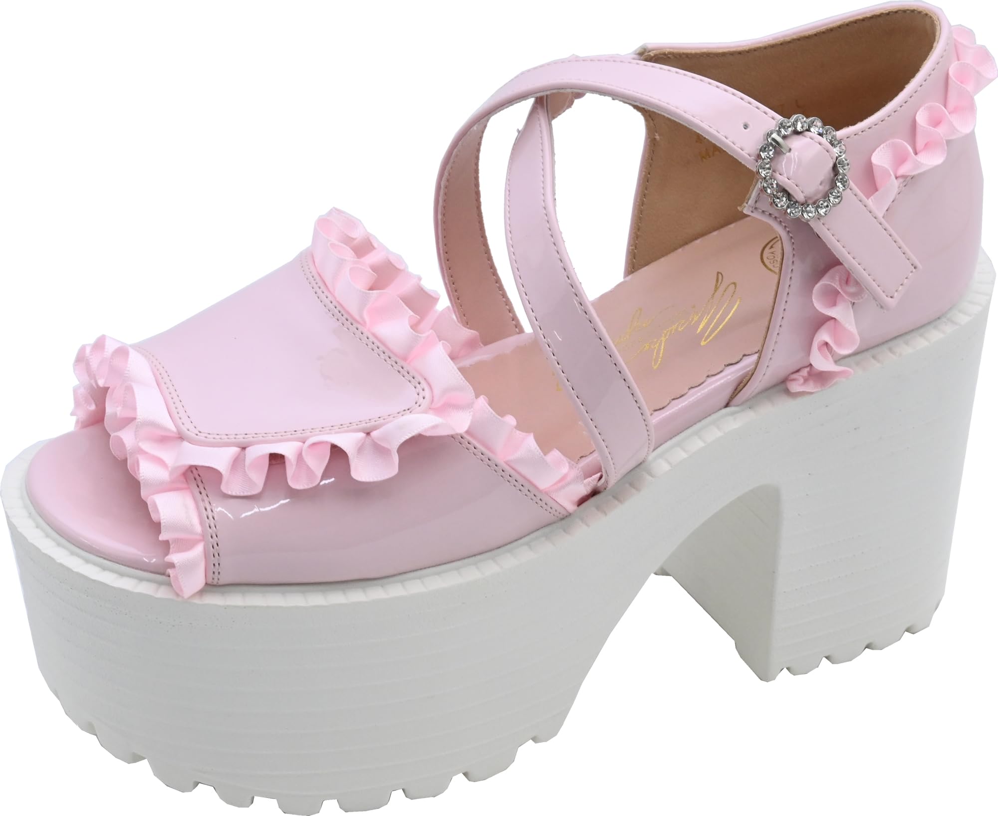 

Yosuke Women s Pink Sandals, Size 4450036, Sizes 25.0cm-25.5cm