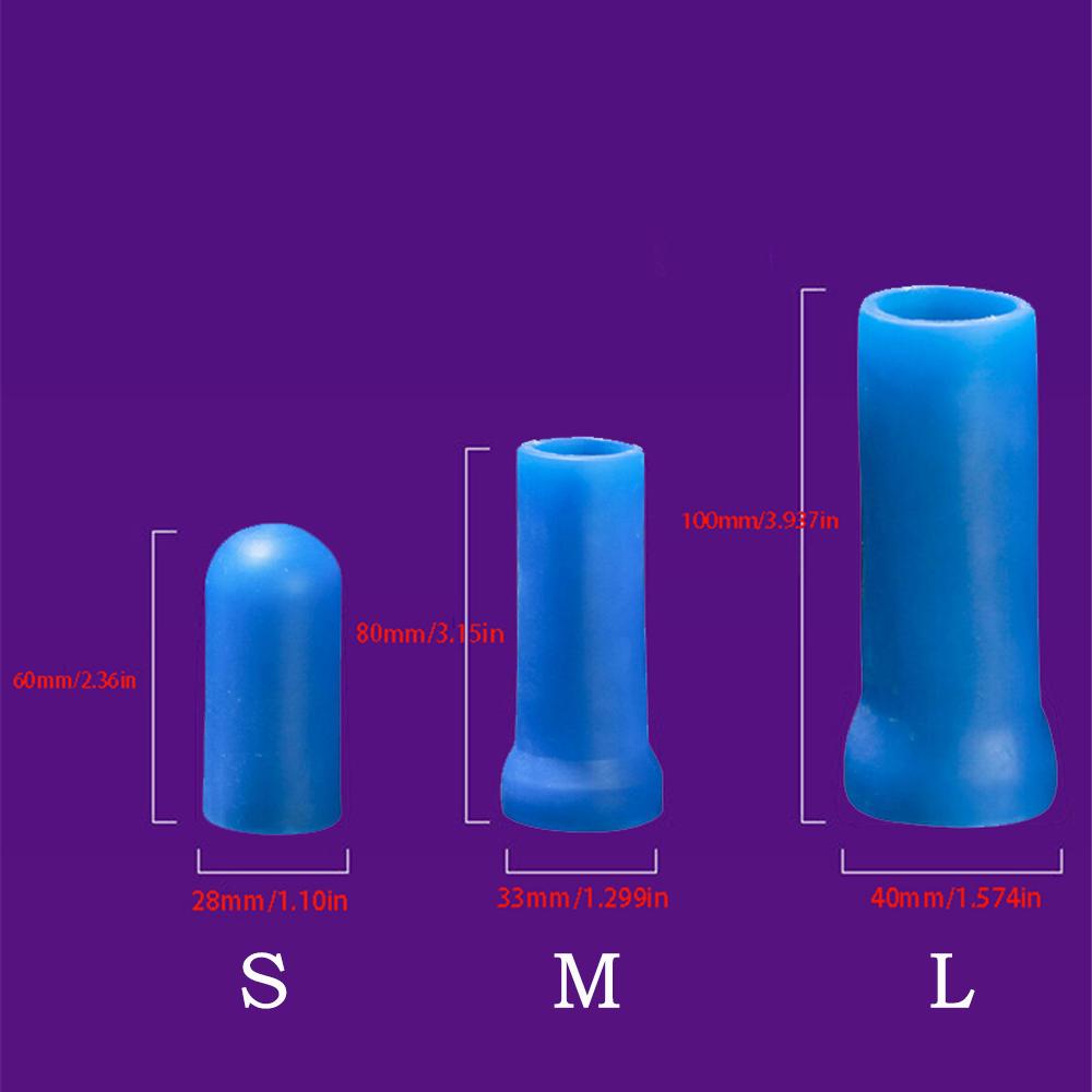 Silikon Glanzschutz Kappe Ärmel Für Penisvergrößerungspumpe Sexspielzeug Penisverlängerer Extender Genitalhülle Männliche Masturbatoren