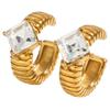 Minimalist Clip-On Ear Cuff Earrings Pair, No Piercing Outer Ear Accessory for Everyday Styling, Dates and Travel