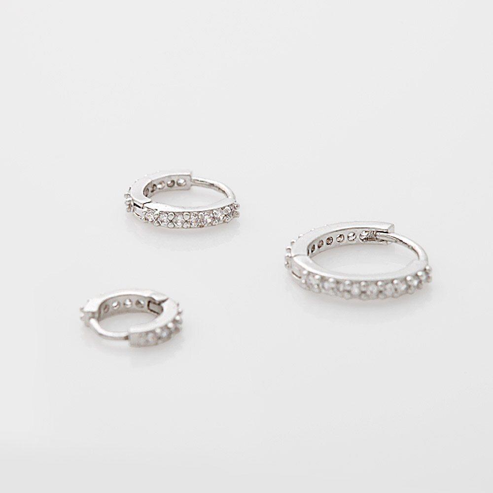[Merry-Grin] 1+1 Cubic Ring Piercing Summer Ring (Choose 1 of 3 types) (Single Side Sold)